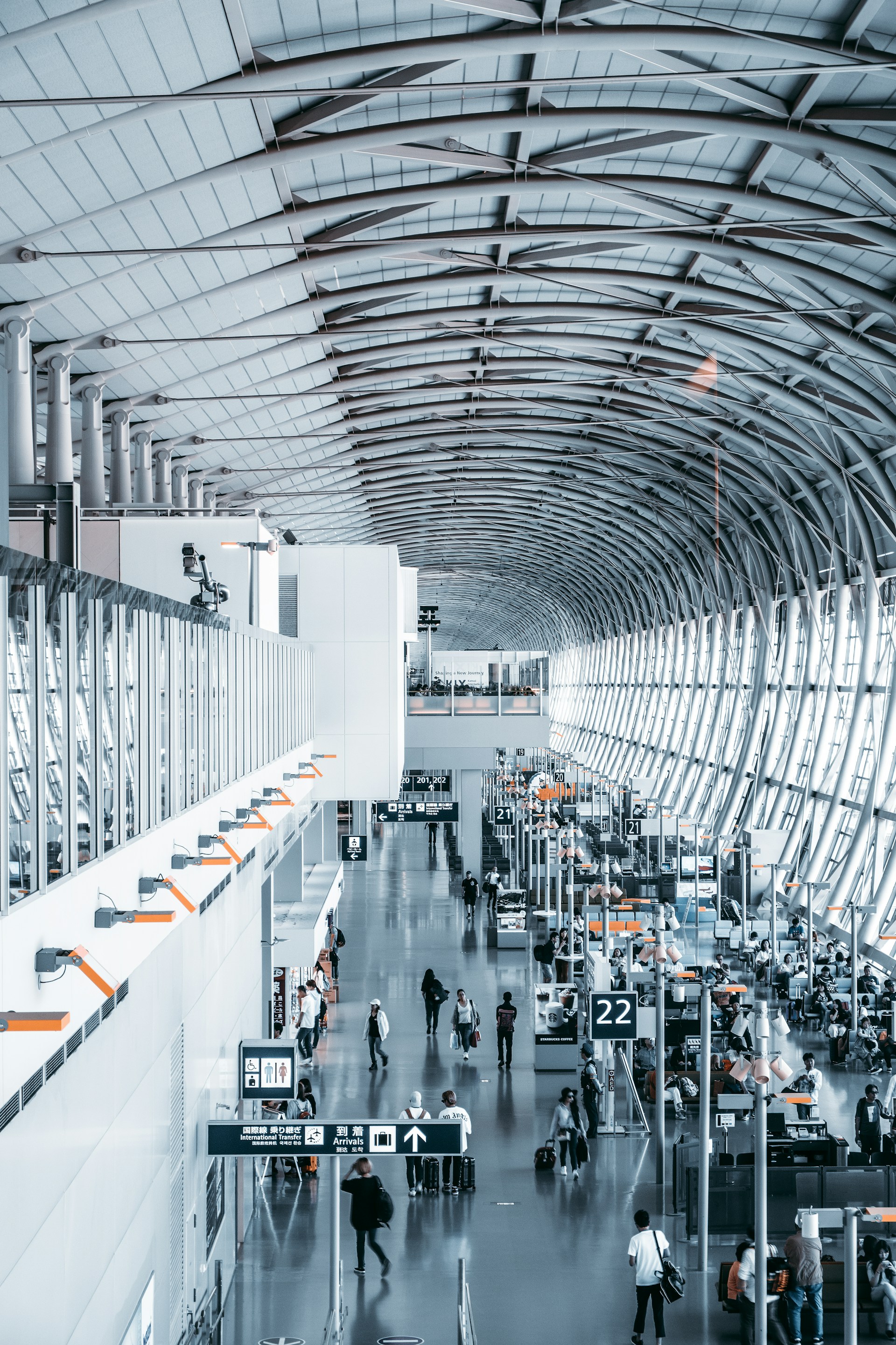 International airport terminal connecting global destinations